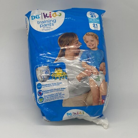 DG Kids Training Pants for Boys Size 3T 4T 32-40lbs - Picture 3 of 9